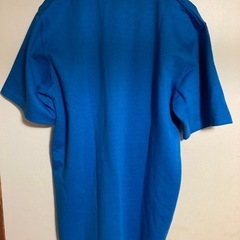 未使用　アディダス　XXL 青色　Tシャツの画像