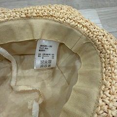 【美品】麦わら帽子 48cmの画像