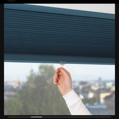 IKEA：遮光・断熱ブラインド ブルーの画像
