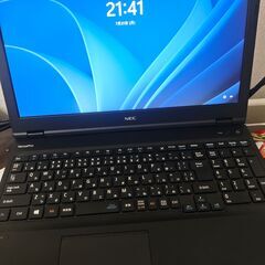 NEC 　　高性能Corei5　　高速大容量SSD240G搭載　大容量メモリ8G CD/DVD/読み書き　大画面15.6インチの画像