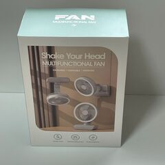 受け渡し先決定　まとめ割りOK 新品 充電式小型サーキュレーター 扇風機 リモコン付き の画像