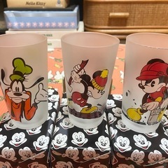 ミッキーマウス　グラス　6種12個の画像