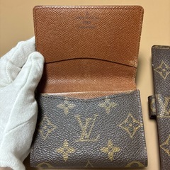 Louis Vuitton モノグラム 名刺入れ 手帳カバー 二つ折り財布の画像