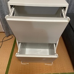 無印　重ねて増やせるダストボックス・二段セット（廃盤品）の画像