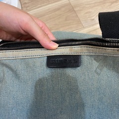 【中古】DIESELバッグ ヴィンテージ風デニムトートバッグの画像