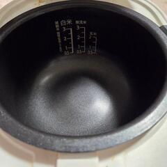 SHARP 炊飯器 最大3合 ホワイトの画像