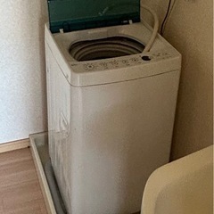 冷蔵庫　洗濯機　食器棚　セミダブルマッドレス売りの画像