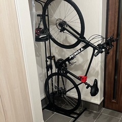 自転車縦置きスタンド
の画像