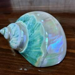 夜光貝の置物(小)　鏡面仕上げ！の画像