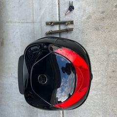 バイク用品リアボックス リーベン トップケース 原付 パニアケース 収納ボックスの画像