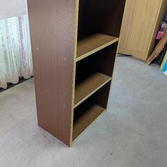 カラーボックス(3段/茶)の画像