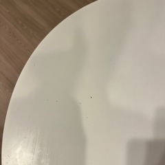 ホワイト 円形 ダイニングテーブルの画像