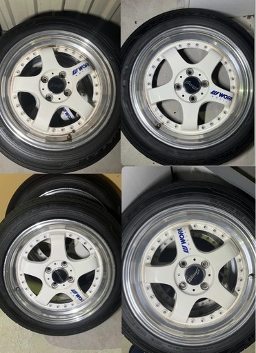 ステルスレーシング 16インチ 4穴pcd100 ホイール4本