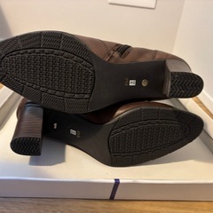 ブラウン本革　イタリア製　ロングブーツ　23cm表記※普段23.5cmの方も履けますの画像