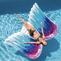 INTEX(インテックス) 浮き輪 フロート マット エンジェルウイングマット 251×160cm 58786 [日本正規品]の画像