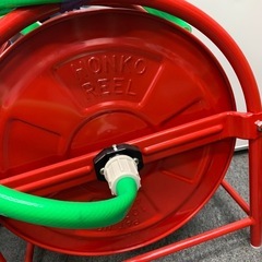 未使用　HONKO ホースリール 20m緑ホース付きの画像
