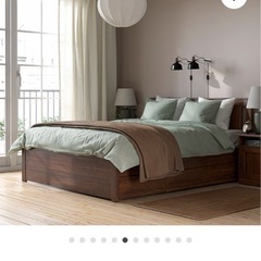 IKEA ダブルベッドの画像