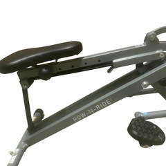 【ジ0721-06】自宅で筋トレしたい方に‼️ サニーヘルスフィットネス　ローイングマシン　ROW-N-RIDEの画像