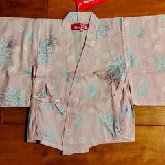 こども女の子浴衣(新品未使用)(サイズ100)の画像