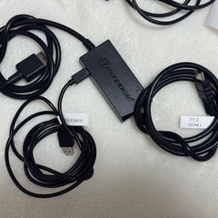 スケルトンタイプ PS2 本体 SCPH-50000 + Hyperkin プレイステーション1/2専用 HDMIコンバータアダプタケーブル　+ バストアムーブ2  ゲーム の画像