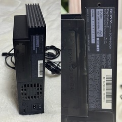 スケルトンタイプ PS2 本体 SCPH-50000 + Hyperkin プレイステーション1/2専用 HDMIコンバータアダプタケーブル　+ バストアムーブ2  ゲーム の画像