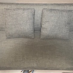 リクライニングソファーベット　2人かけの画像