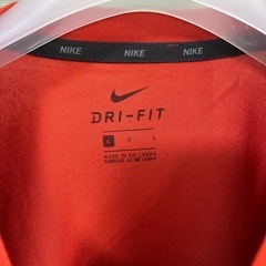 NIKE ナイキ Tシャツ　DRI-FIT 半袖　赤色　レッド　サイズL 半袖Tシャツ Tシャツ 半袖 カットソーの画像
