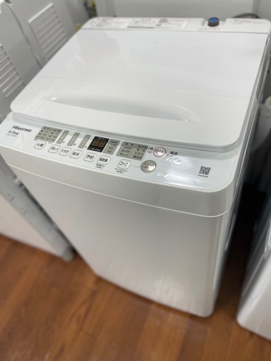 送料・設置込み可　洗濯機　6kg Hisense 2023年【分解クリーニング済み】