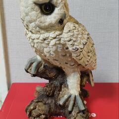 フクロウの置物の画像
