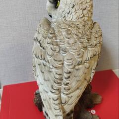 フクロウの置物の画像
