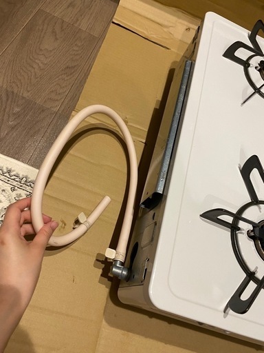 Rinnai ガスコンロ LUMiKKi ホワイト　2023年製