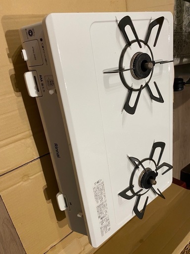 Rinnai ガスコンロ LUMiKKi ホワイト　2023年製