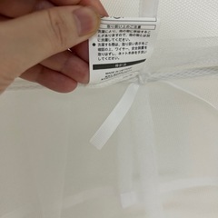 ニトリ　モスキートネット　天蓋　カーテンの画像