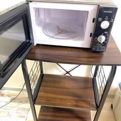 電子レンジセット(ブラック PMB-T176-6)早めに取引できる方の画像