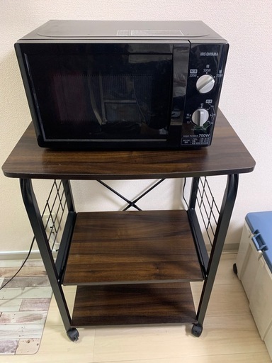 電子レンジセット(ブラック PMB-T176-6)早めに取引できる方