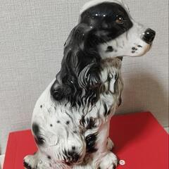 可愛いワンコの置物の画像
