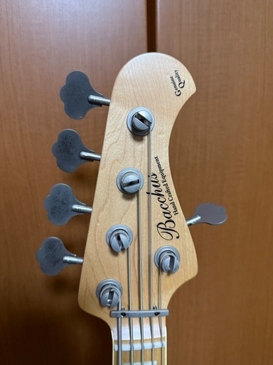 【5弦】Bacchus Hand Crafted Equipment 現状品特価 Bacchus ジャズベース Hand Crafted Equipment エレキベース