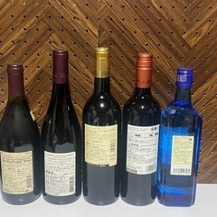 お酒　ワイン　焼酎　5本の画像