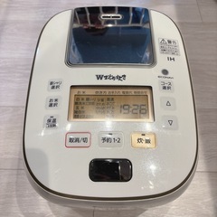 Panasonic Wおどり炊き　SR-PW170 2018年製　ホワイトの画像