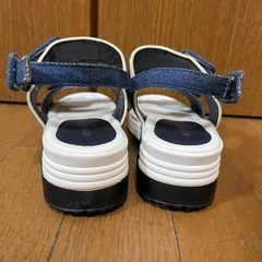 デニム厚底サンダル　Mサイズの画像