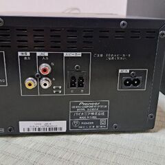 【美品箱入り】パイオニア CDミニコンポーネントシステム iPod/iPhone/iPad対応 ブラック X-CM31-Kの画像