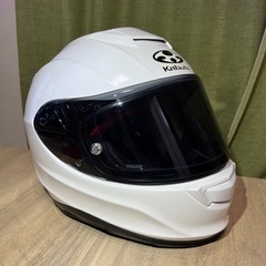 OGK カブト　RT33 XL 61〜62cm フルフェイス スモークシールド　ピンロック付き　の画像