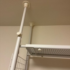 【受け渡し期間7/23-39】ニトリ　スチールラックの画像