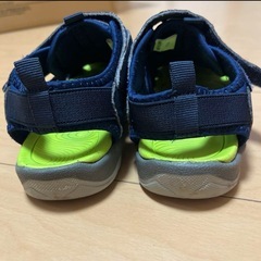 Coleman ネイビー サンダル 17cmの画像