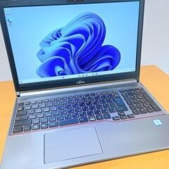 【薄型】2025 7月分⑥ 富士通 ノートパソコン Corei5 大容量HDD320GB搭載 オススメ品の画像