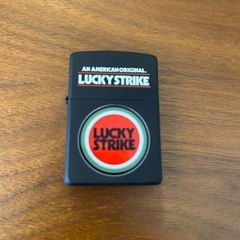 【美品】Zippoライター Lucky Strike マットブラックの画像