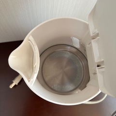 T-fal JUSTINE+ ホワイト ブルー 電気ケトルの画像