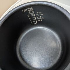 マイコン炊飯ジャー 5.5合 BCS-550(W)（2021年製）の画像