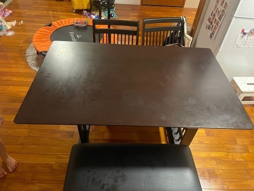 【取引中】ダイニングテーブル「回転椅子」