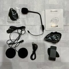 バイクヘッドセット Moman RS-S バイクインカム用イヤホン ハンズフリーの画像